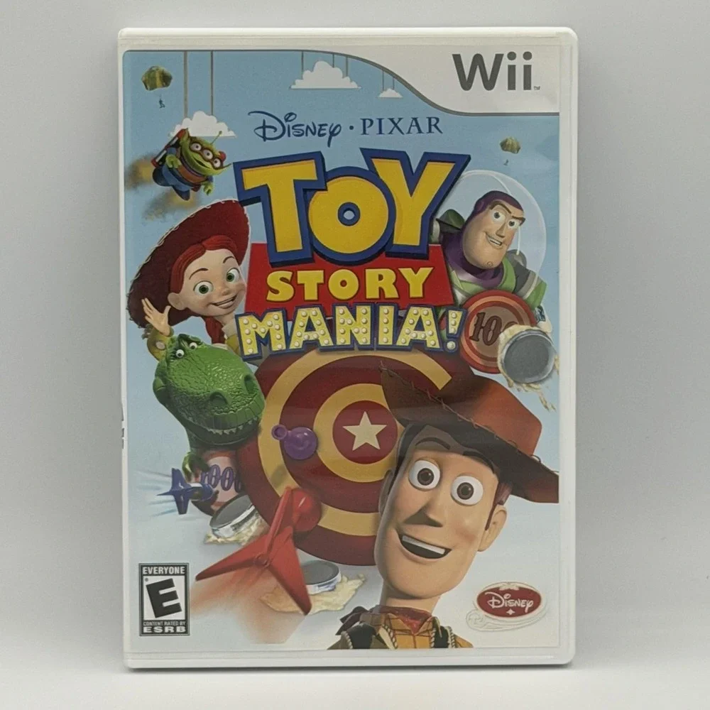 Disney Pixar Toy Story Mania! Nintendo Wii Complete CIB 2009 NTSC-U/C E